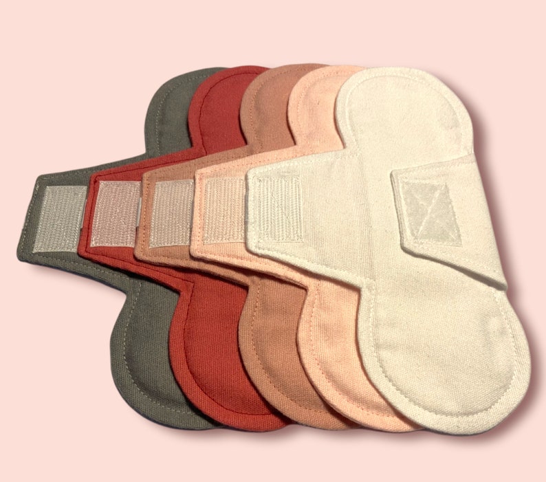 5 Stoffslipeinlagen Vorteilspack in den Farben eurer Wahl Individuell anpassbar Baumwolle reusable pantyliner ZeroWaste waschbar Bild 6