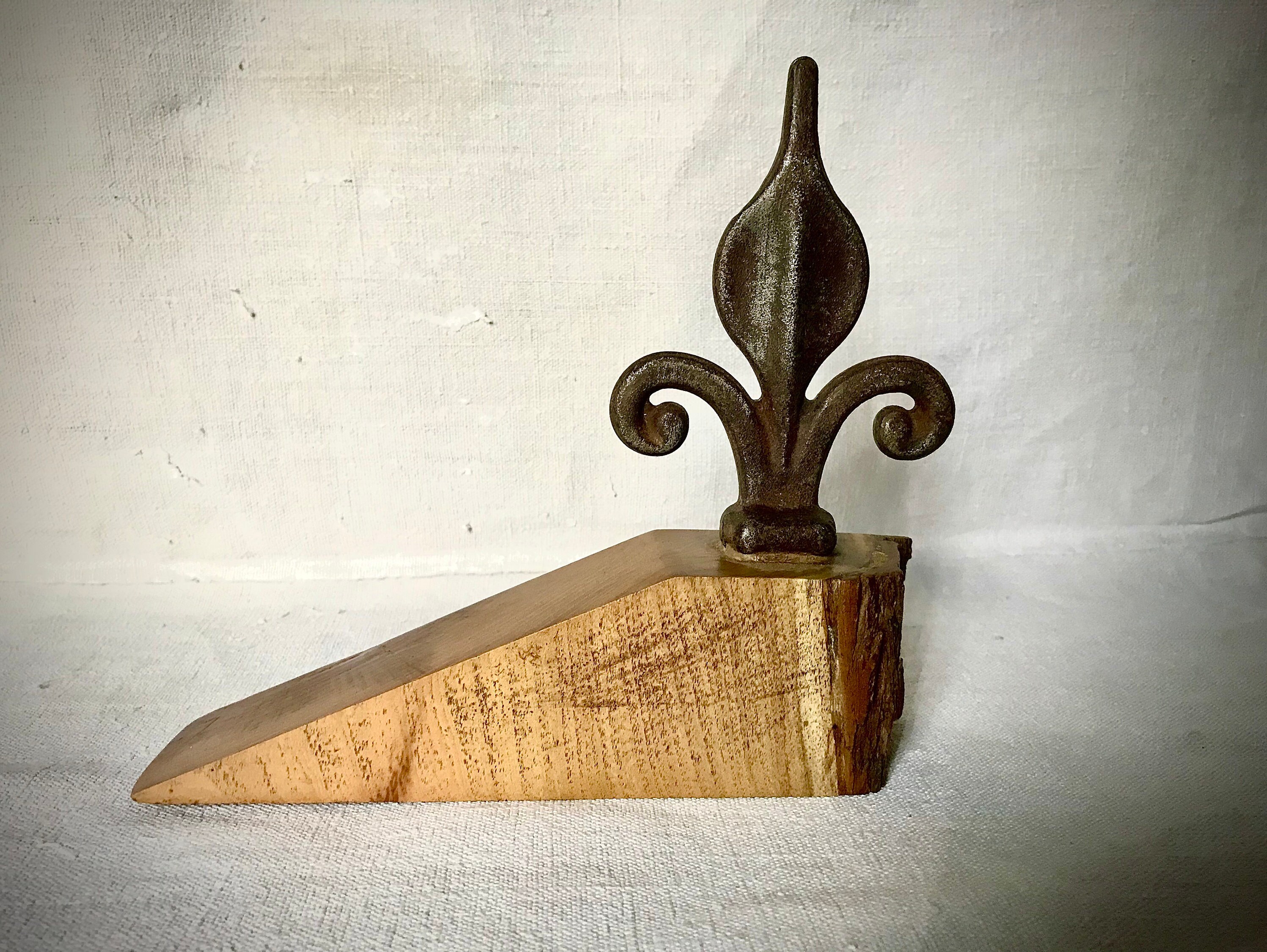 Acacia Bois et Portes en Fonte Dessus