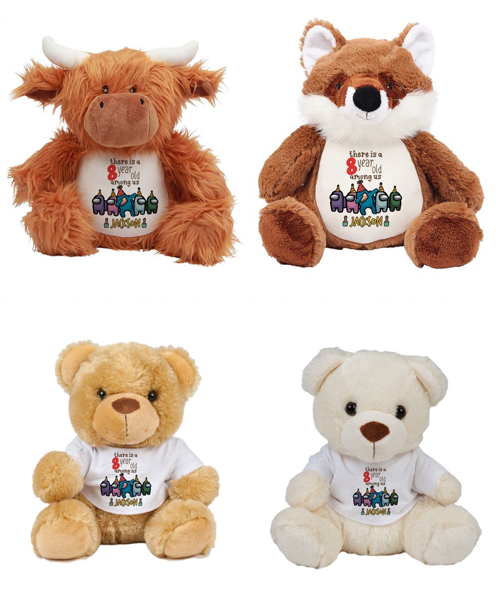 Among us teddy bear deals