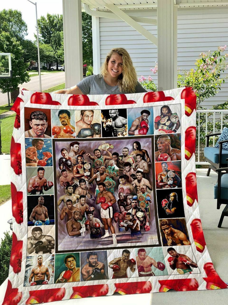 Boxing Champions Blanket Unique Gift For Fans Loves Boxing Gift4Fan