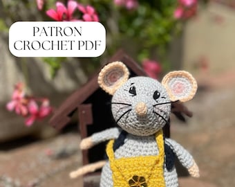 Patroon - Amigurumi gehaakte muis