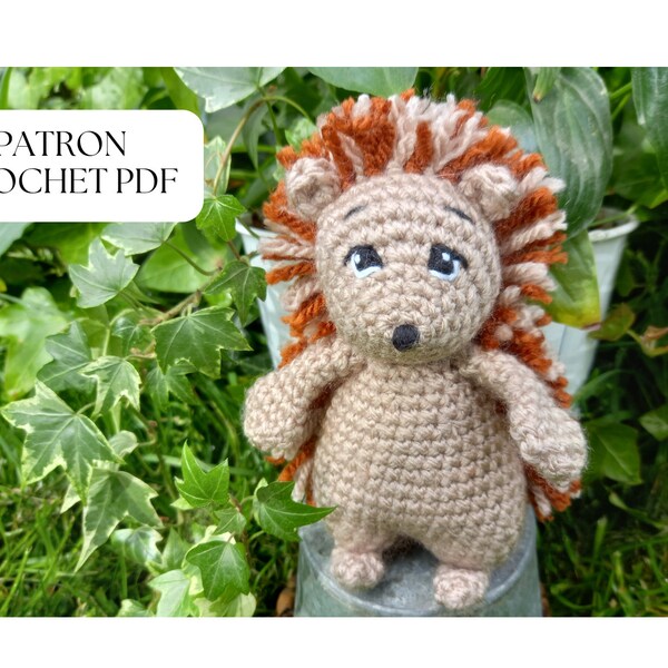 Pattern - Crochet hedgehog - Amigurumi