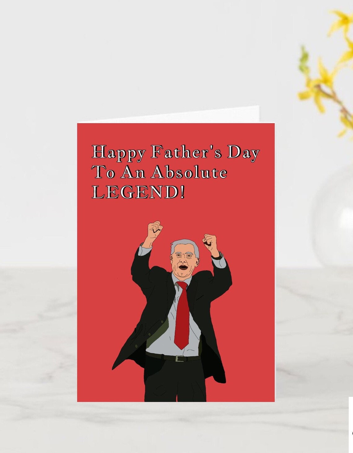 Manchester United Fathers Day Card Alex Ferguson Football