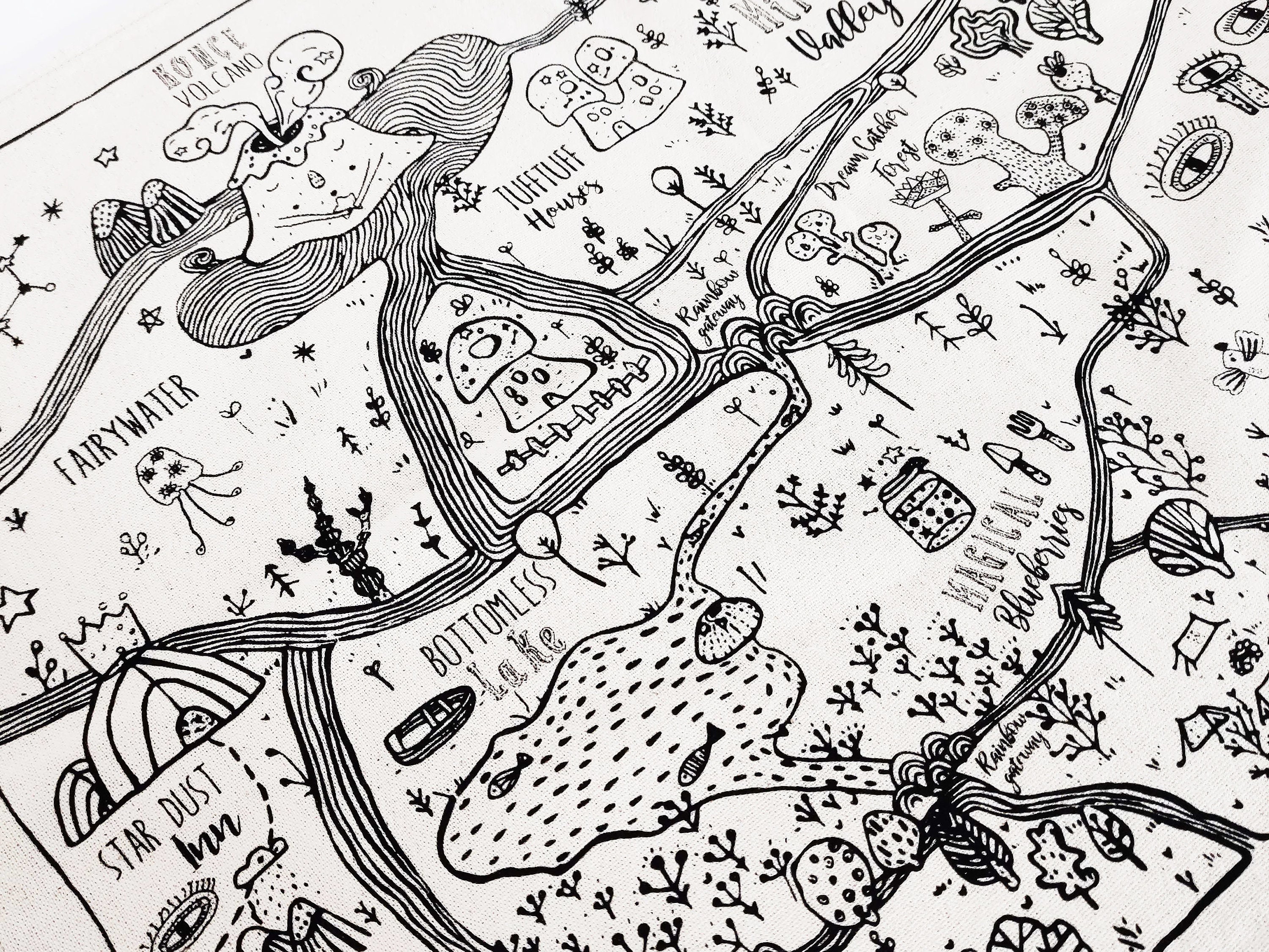 Linen Nunki Map, Linen Map, Storytelling, Montessori Events, Story Time ...