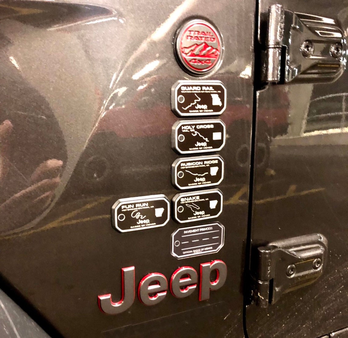 1 Jeep Badge of Honor Sticker Etsy