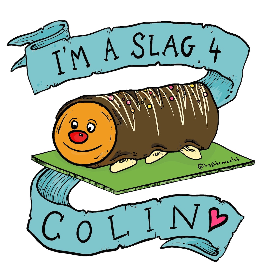 Colin the caterpillar print Etsy