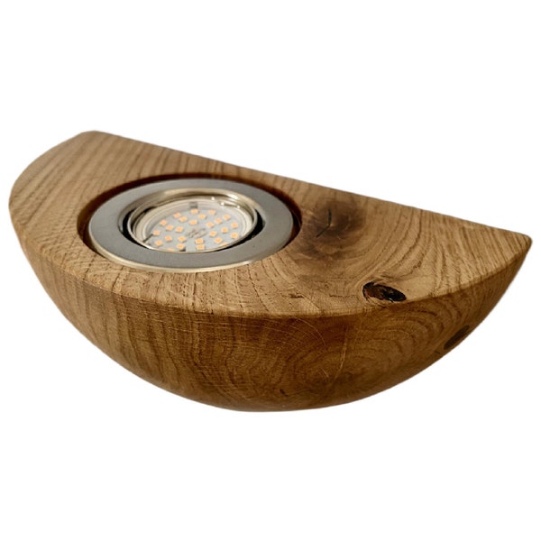 Wandlampe aus Holz | Wandleuchte Holz | Holz Wandlampe | Holz Wandleuchte | Rustikale Wandlampe aus Holz | Holz Lampe | Wandlampe Eiche