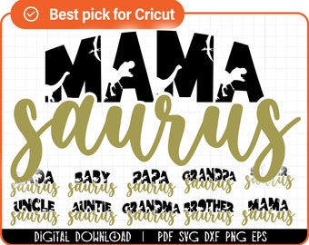 Download Dinosaur Family Svg Etsy