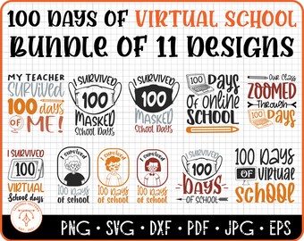 Download I Survived 100 Days Of School Svg Etsy