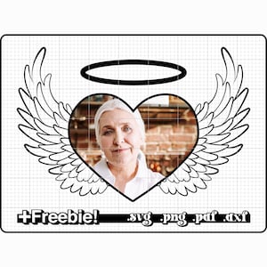 Gedenk Herz Rahmen svg Forever In Our Hearts svg, Gedenk svg, Ruhe in Frieden svg, in Erinnerung an svg, rippen svg, Erinnerung svg, Beerdigung svg
