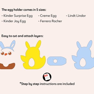 Chick Egg Holder Svg, Easter Egg Svg, Easter Egg Holder Template, Egg ...