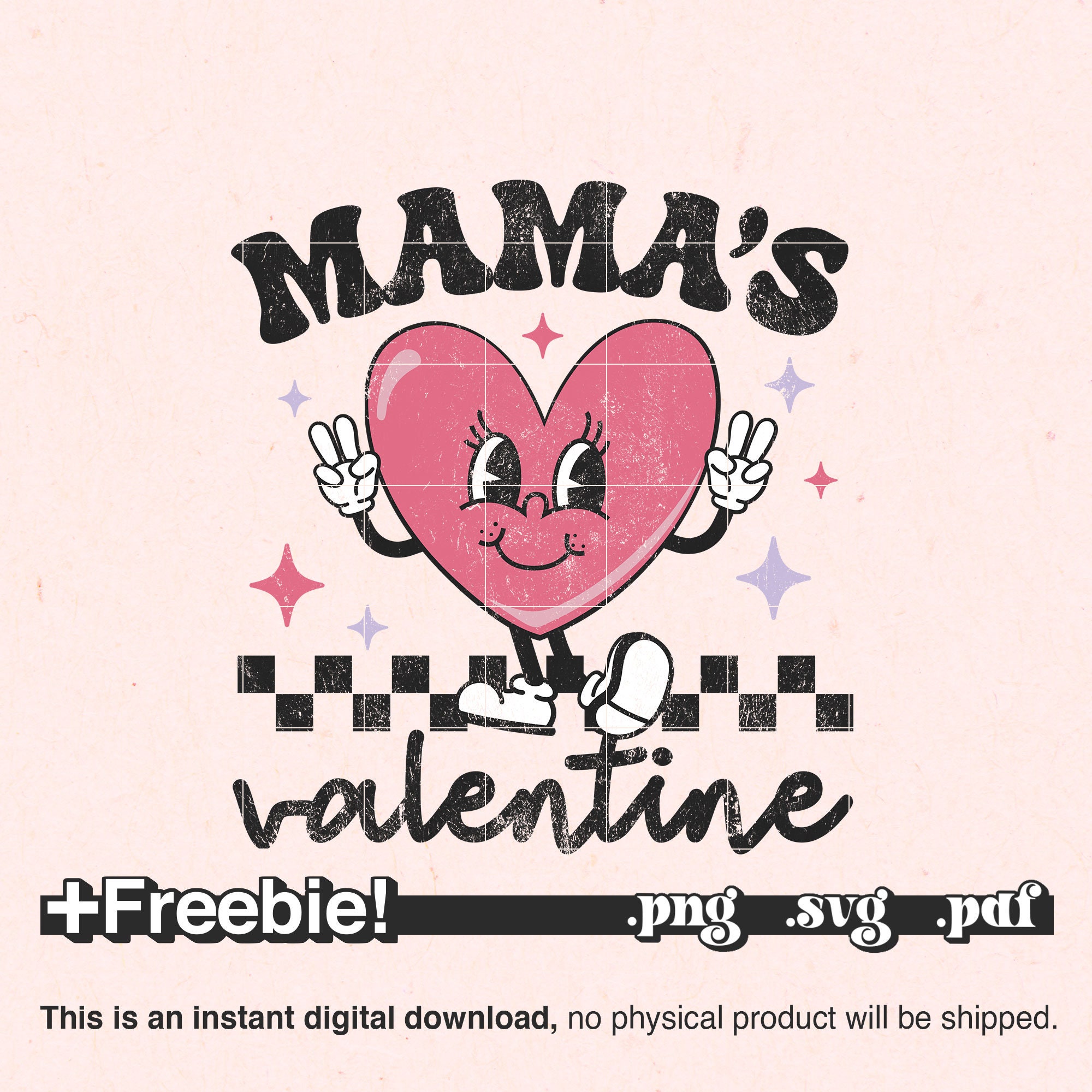 Mama's Valentine Png, distressed mama png, valentine sublimation designs Digital Download, sublimation designs downloads valentines clipart