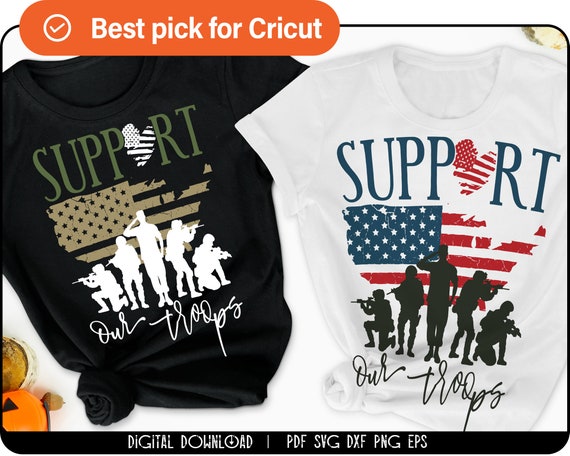 Support Our Troops SVG, Support Our Troops shirt, Support Our Troops png, us veteran svg, Layered cut files for cricut, silhouette, dxf, eps