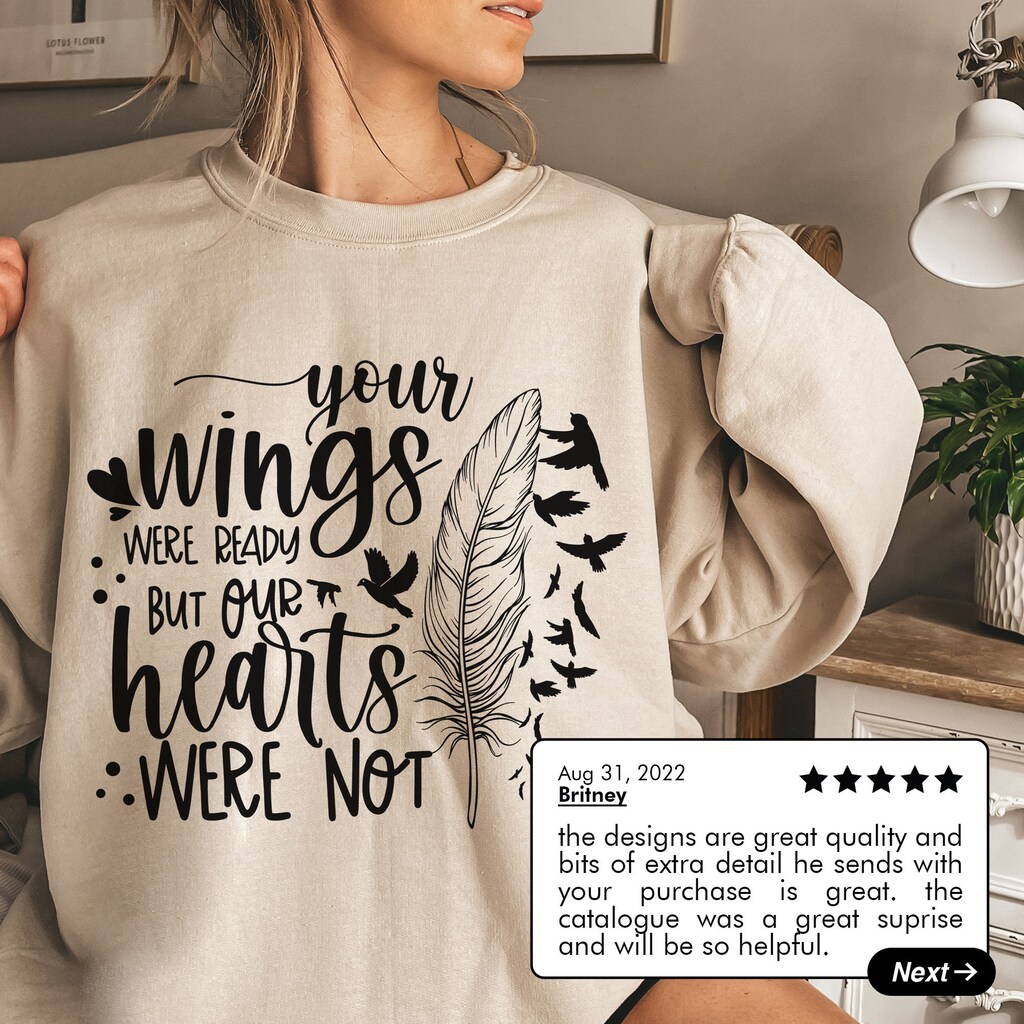 Portachiavi Portacenere In Acciaio Inox 316L – Your Wings Were Ready But My Heart Was Not, Colore Oro, Con Imbuto