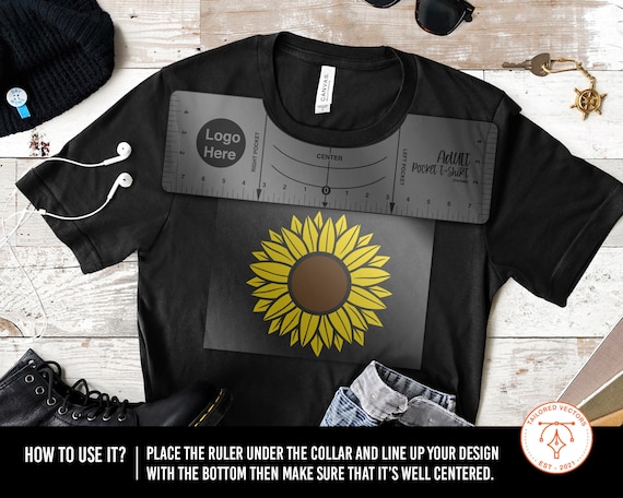 t shirt collar ruler