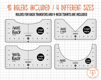 Tshirt Ruler Guide Vinyl Alignment Tshirt Ruler Center Design Measurement  Tool SEVICH