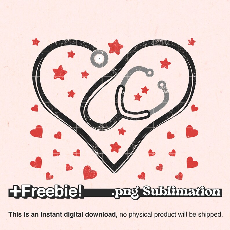 Nurse Valentine Png, Heart Stethoscope Png, Valentine Heart Png ...