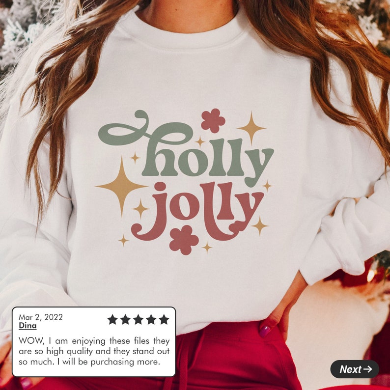 Holly Jolly Png Sublimation, Retro Christmas Png, Christmas shirt svg, Christmas words svg, Christmas png design, Christmas Sublimation, retro christmas sweatshirt, retro kids christmas shirt, Free Christmas svg Cut files for cricut