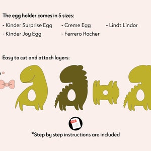 Dinosaur Egg Holder Svg, Easter Egg Svg, Easter Eggs, Egg Stand ...