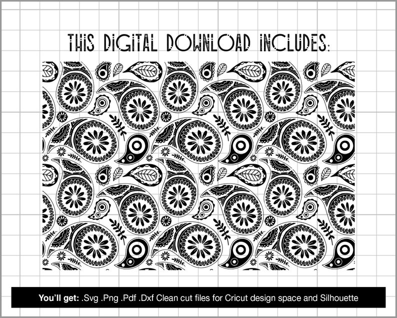 Bandana Pattern Svg, Bandana Pattern Png, Western Pattern Svg, Hip Hop ...