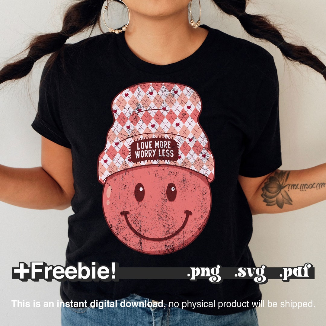 Valentines Smiley Face Png, Retro Valentine Png, Valentine Sublimation ...
