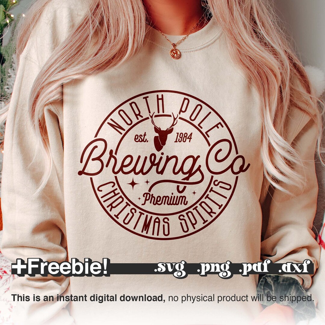 North Pole Brewing Co Svg Png Pdf Christmas Beer Svg - Etsy