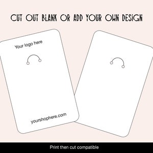 45 Keyring Display Card Svg Bundle, Keyring Display Card Template ...