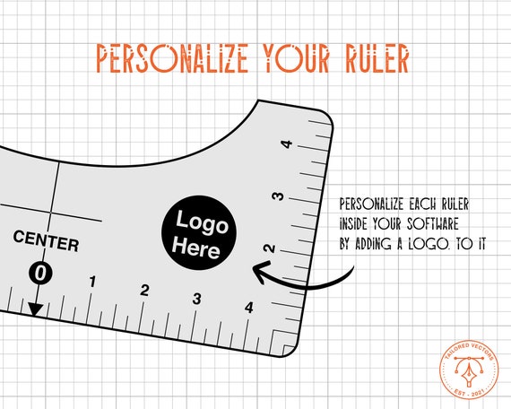 Tshirt Ruler Printable Bundle, T-shirt Alignment Tool Template