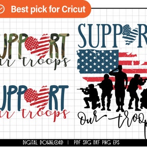 Support our troops svg Bundle, Support our troops png, support our troops shirt sublimation, digital download, cut file, cricut, silhouette