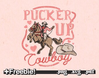 Cowboy horse valentine PNG, Country png, Retro Valentine png, valentine sublimation designs Digital Download, sublimation designs downloads