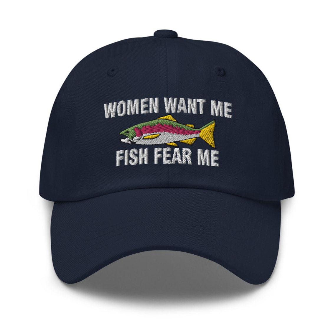 women love me fish fear me hat
