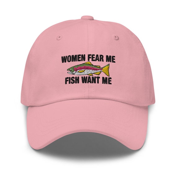 Fish Want Me Embroidered Dad Hat - Etsy 