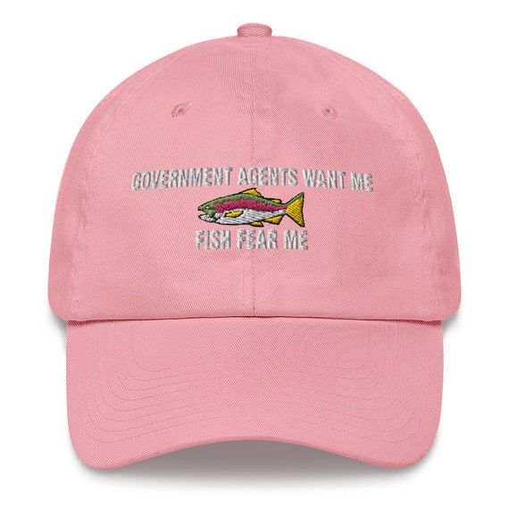 Government Agents Want Me Fish Fear Me Embroidered Dad Hat -  Sweden