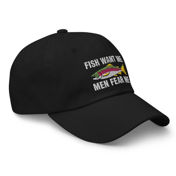 Fish Fear Me Embroidered Dad Hat -  Canada