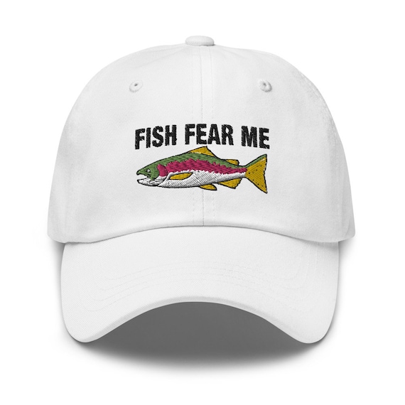 Women Fear Me Fish Want Me Embroidered Dad Hat -  Canada