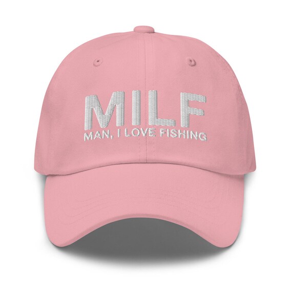 MILF Man I Love Fishing Embroidered Dad 