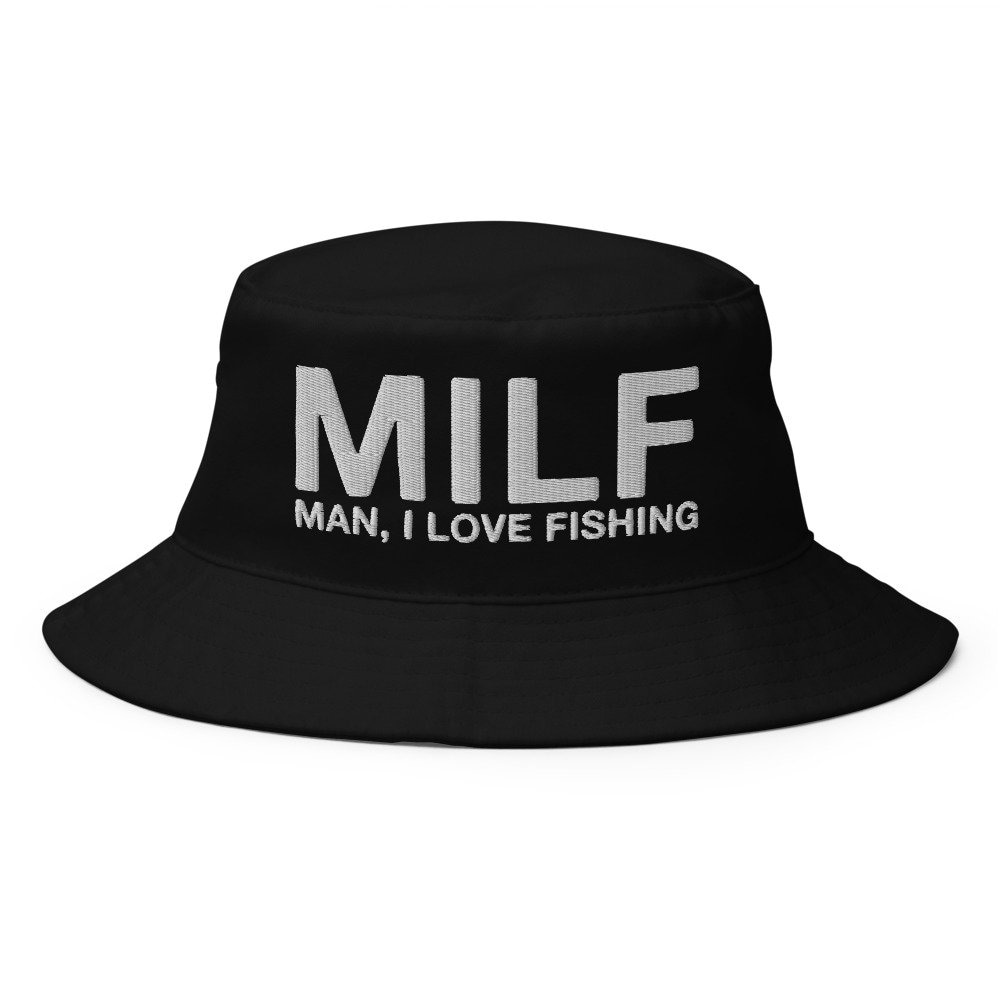 MILF Man, I Love Fishing Bucket Hat -  New Zealand