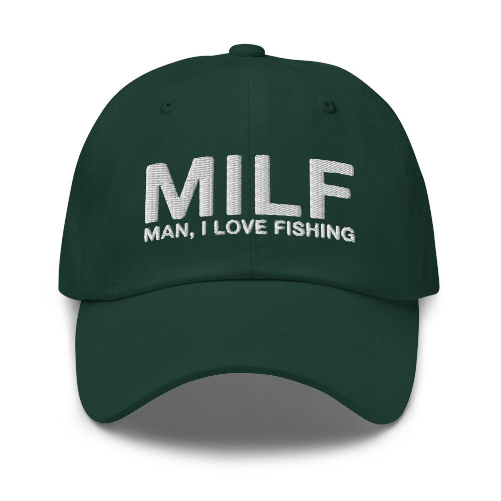 Man i love fishing hat hotsell