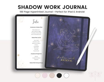 Shadow Work Journal, Heal Inner Child, Mental Health Journal, Digital Shadow Work, Spiritual Self-Discovery For Goodnotes iPad Android PDF