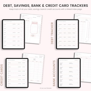 Digital Budget Planner: Finance Tracker, GoodNotes Compatible (Portrait) (PDF Download image 5