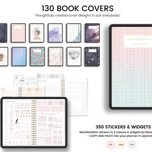 Digital Manifestation Journal, Manifestation Workbook, Undated Planner, Gratitude Journal | Manifest Your Dreams | Law of Attraction
