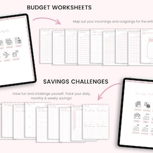 Digital Budget Planner: Finance Tracker, GoodNotes Compatible (Portrait) (PDF Download image 7