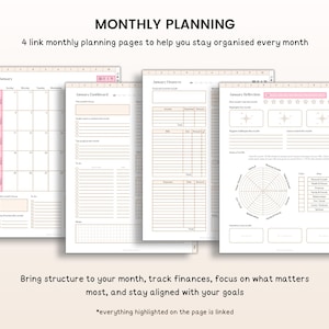 2026 Planner, 2026 Digital Planner, 2026 Planner Digital, 2026 Planner, 2026 Dated Planner, Hyperlinked Planner, Goodnotes 2026 Planner iPad image 5