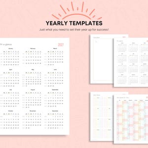 Printable Homeschool Planner 2026-2027: US Letter & A4 (Digital Download) image 4