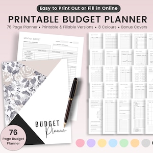 Budget Planner Printable, Finance Tracker, Finance Planner, Printable Budget, Budget Planner, Printable Budget Planner, US Letter Planner,A4