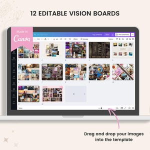 Vision Board Kit, 2026 Vision Board, Goal Planner, Manifestation journal, Goal Setting planner, Vision Board Supplies, Dream board image 6