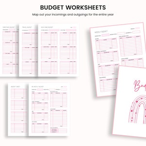 Budget Planner Printable, Finance Tracker, Finance Planner, Printable Budget, Budget Planner, Printable Budget Planner, US Letter Planner,A4