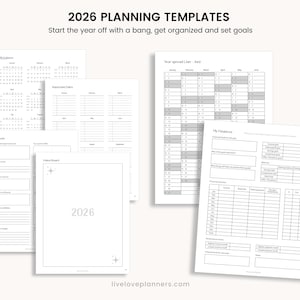 2026 Printable Planner, Daily Weekly Monthly Planner, Printable Planner ...