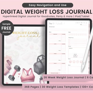 Weight Loss Journal, Weightloss Journal, Weight Loss, Workout Planner, Health & Fitness Goals, Meal Planner, Fitness Journal,Fitness Planner