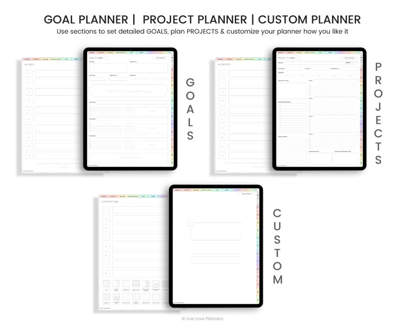 2024 Digital Planner, 2024 Digital Planner for Goodnotes, Portrait Planner, 2024 Planner, Hyperlinked 2024 Digital Planner image 8